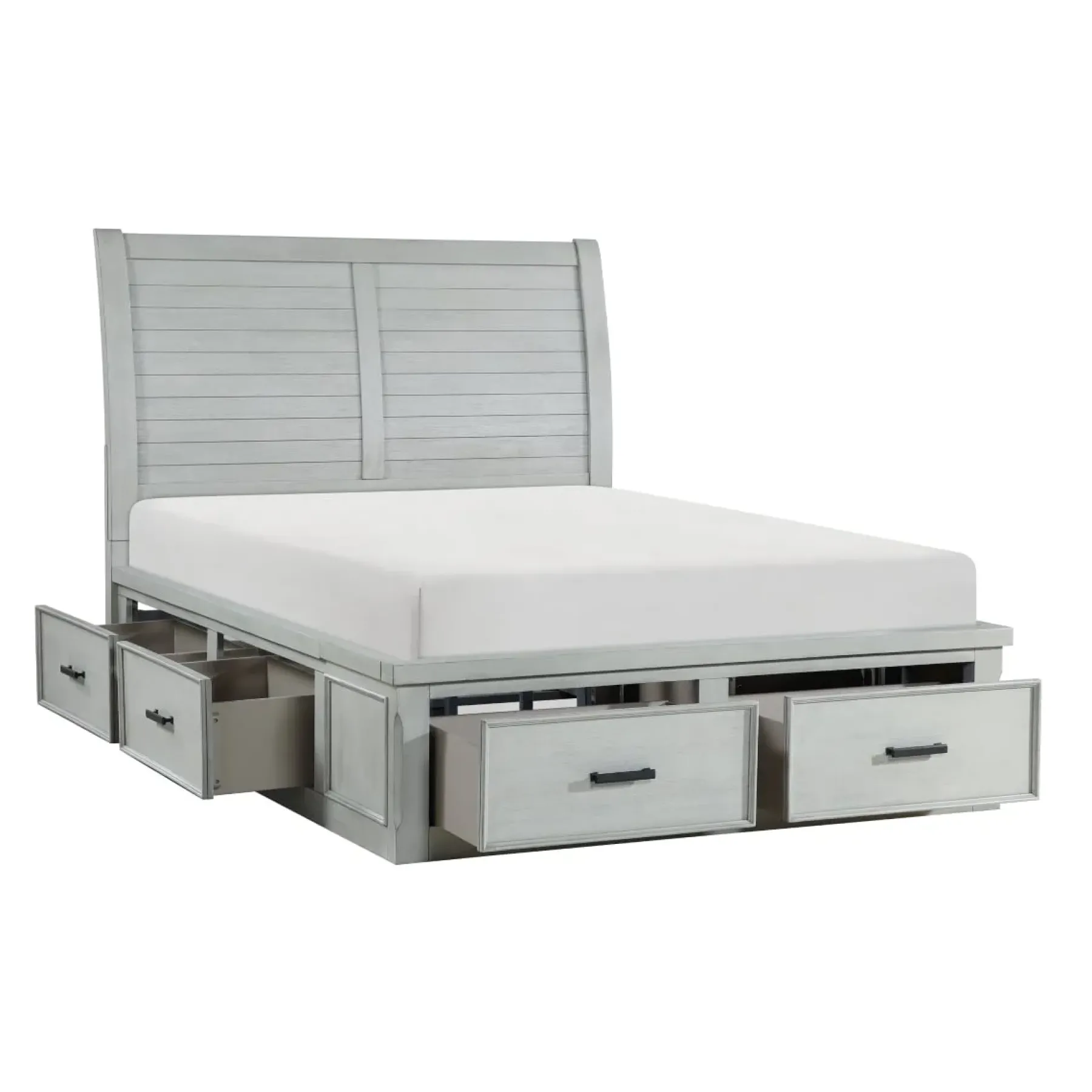 Online American Furniture Galleries Willowbrook 6-Piece Queen Storage Bedroom Set