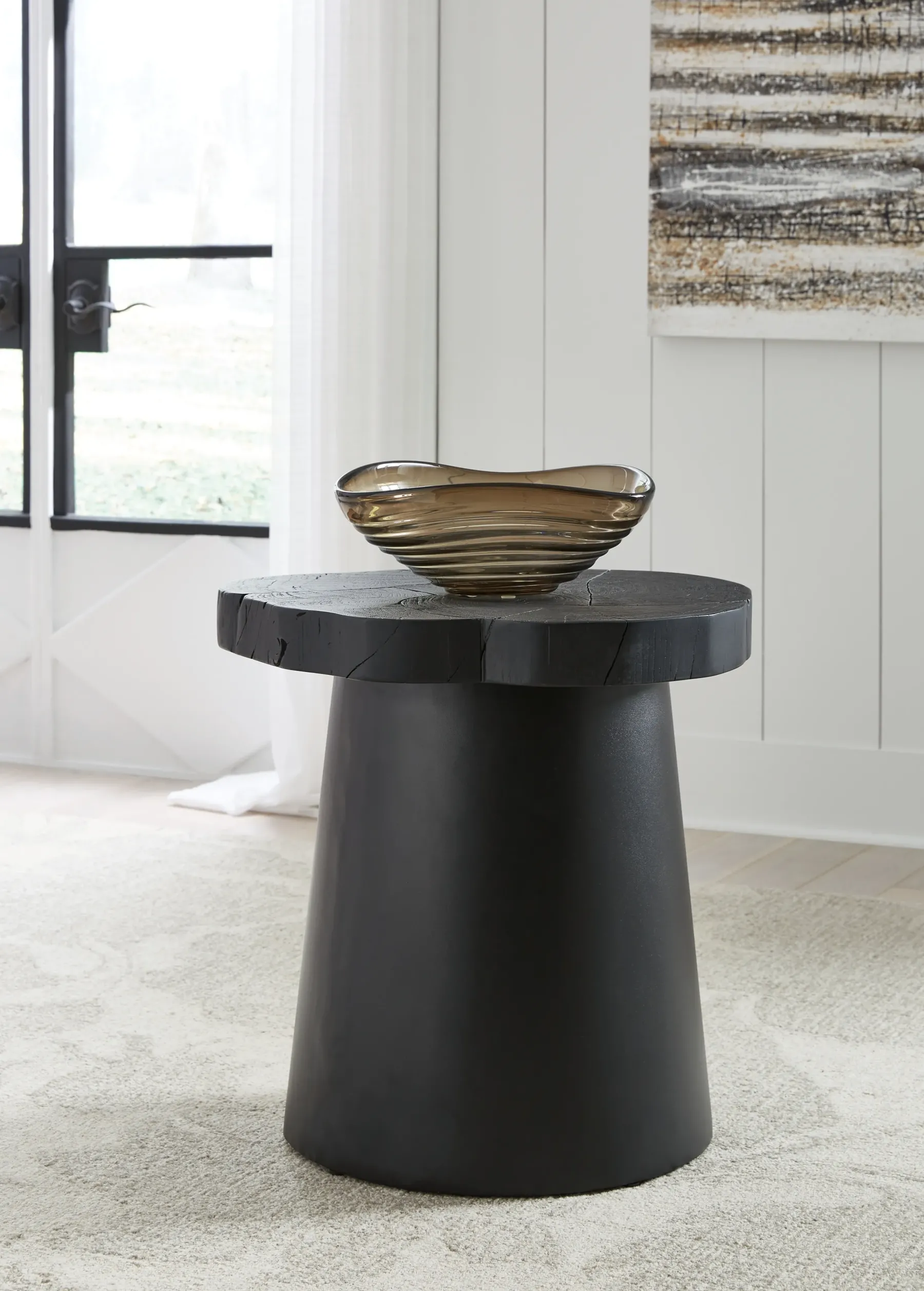 New American Furniture Galleries Wimbell Round End Table