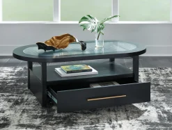 Sale American Furniture Galleries Winbardi Oval Cofee Table