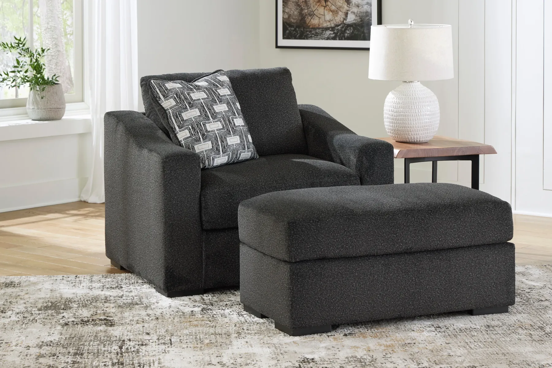 New American Furniture Galleries Wryenlynn Chair And A Half