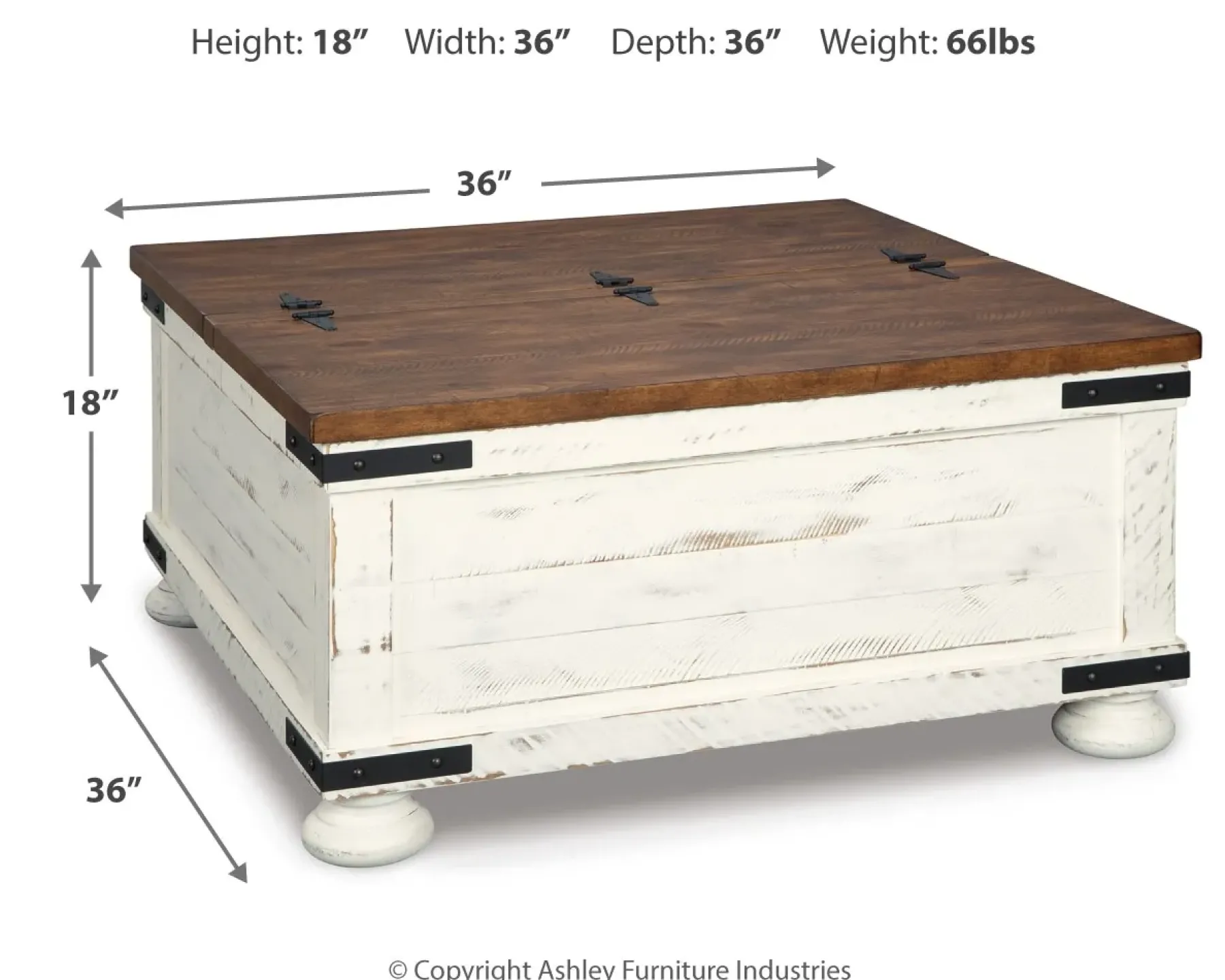 Fashion American Furniture Galleries Wystfield Coffee Table