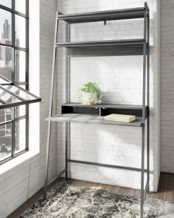 Fashion American Furniture Galleries Yarlow Home Office Desk And Shelf