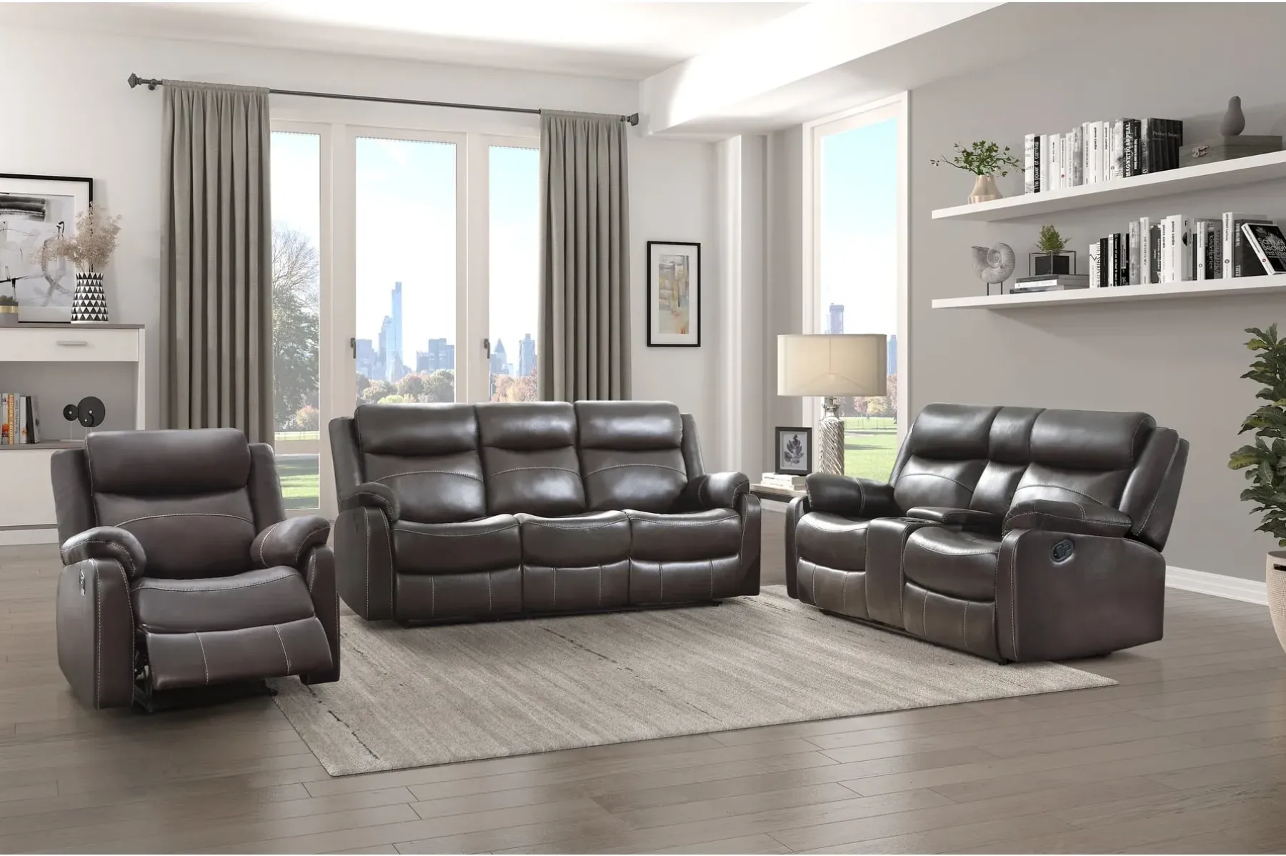 Fashion American Furniture Galleries Yerba Lay Flat Reclining Chair