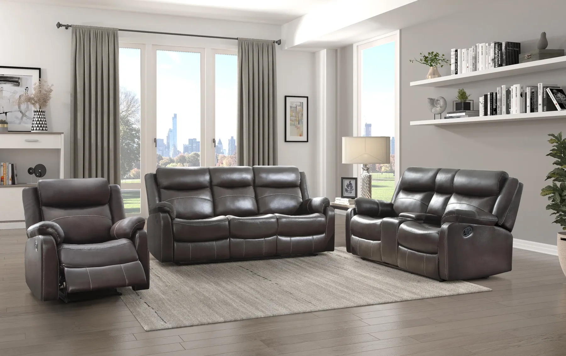Hot American Furniture Galleries Yerba Lay Flat Reclining Sofa