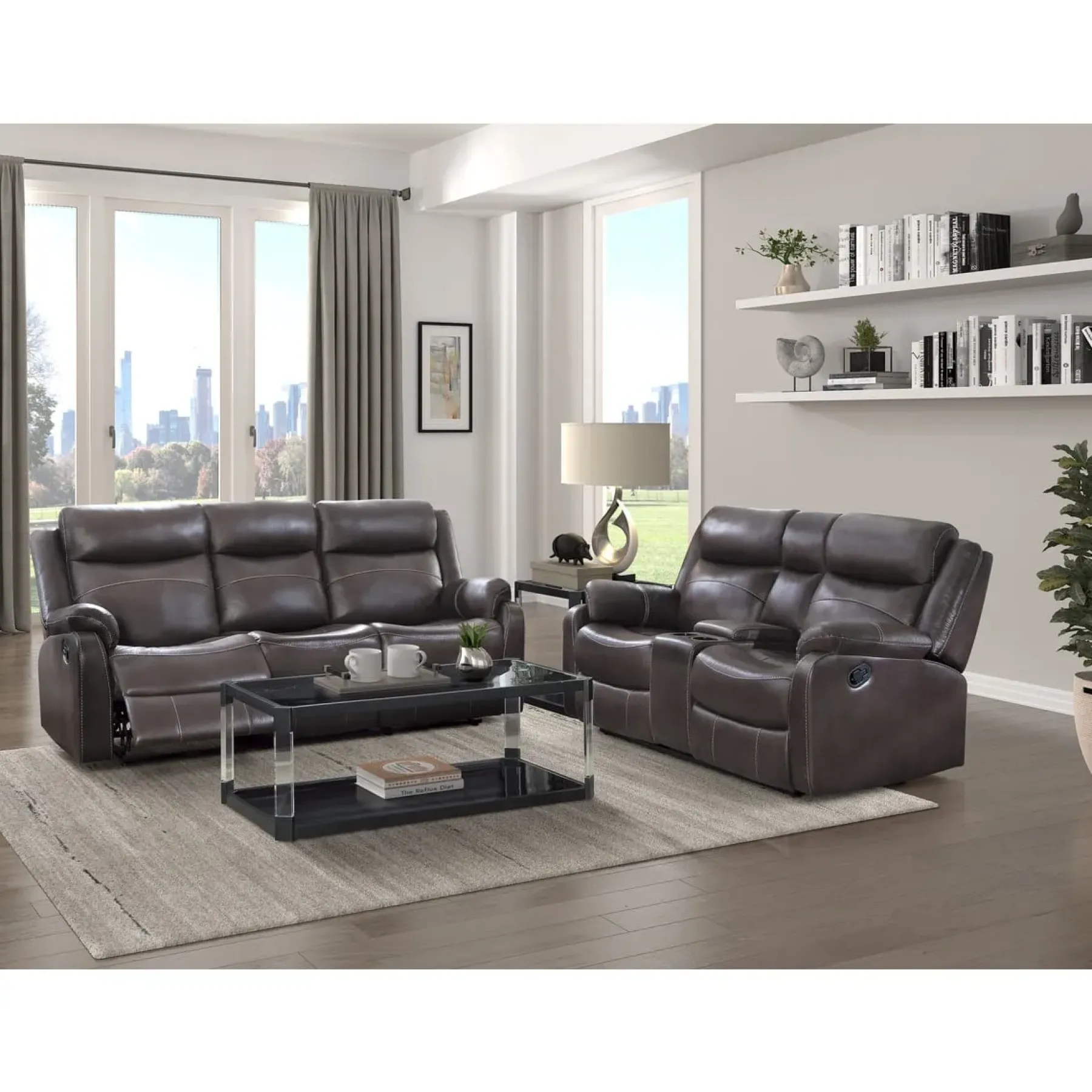 Online American Furniture Galleries Yerba Reclining Loveseat