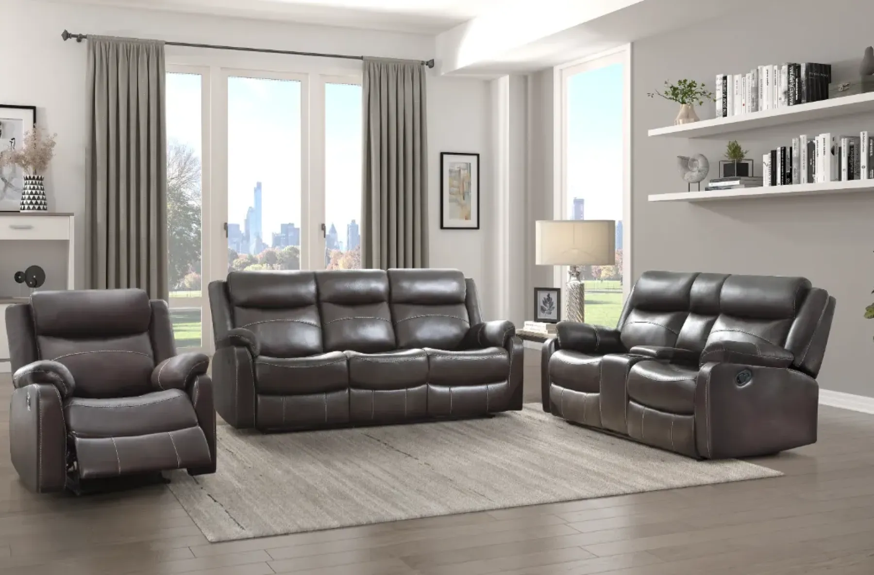 Online American Furniture Galleries Yerba Reclining Loveseat
